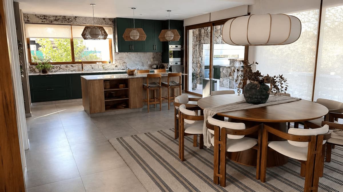 Cocina y comedor
