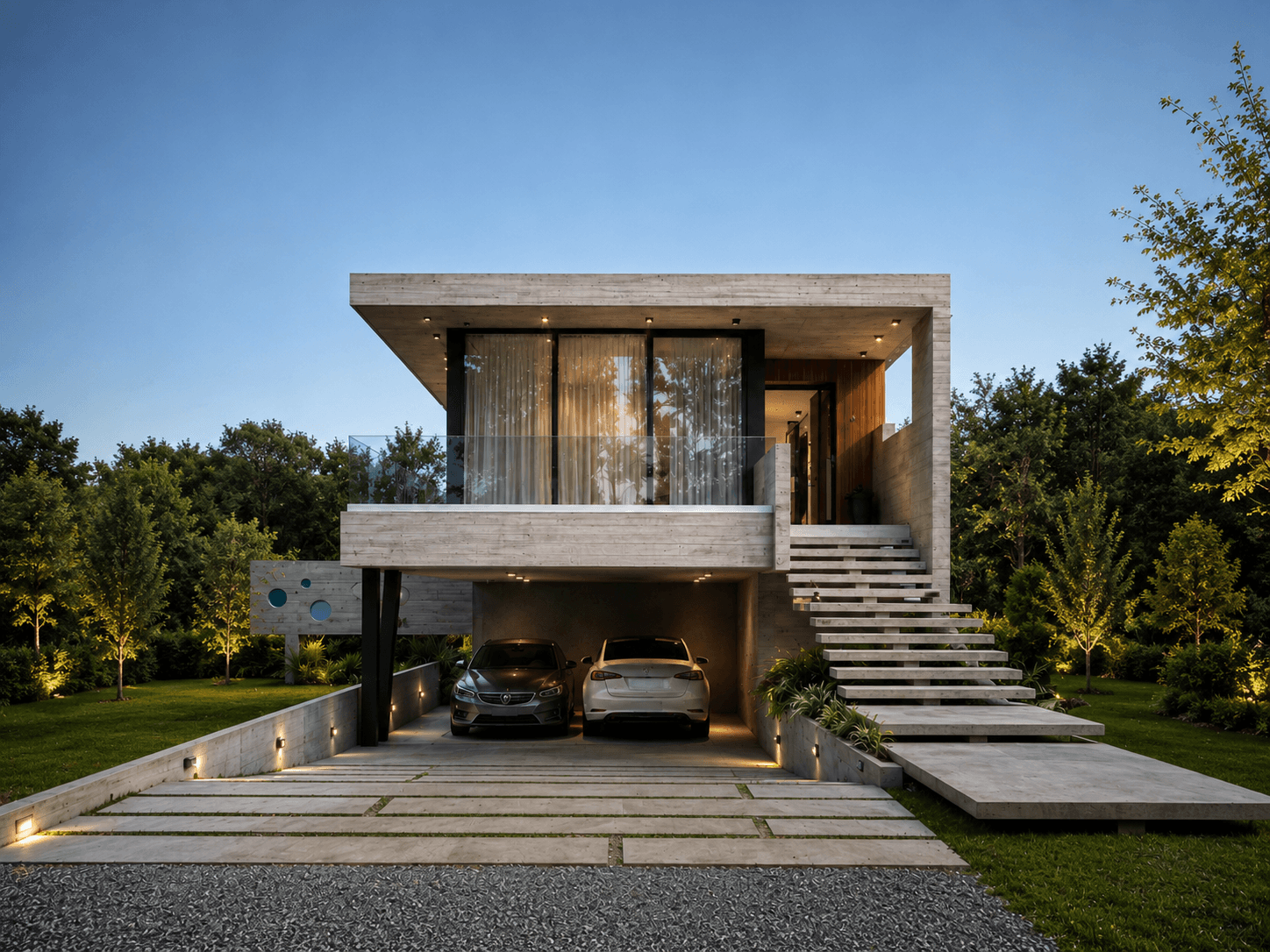 Planta y visualización del proyecto
