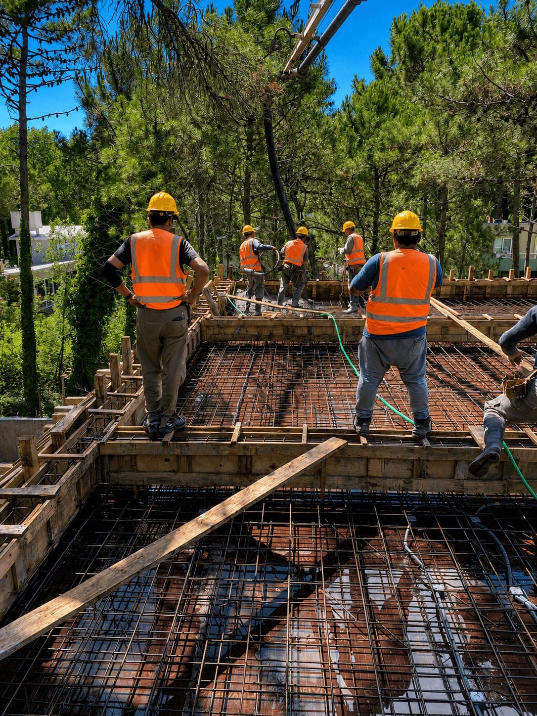 Movimiento de suelos y estructura inicial