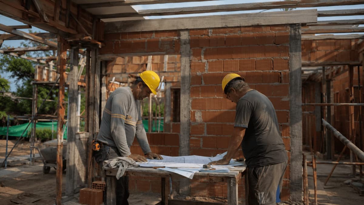 Equipo de PRO Construcción en obra